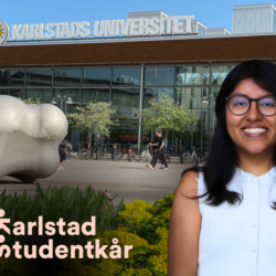 Studentkårens ordförande Tuva Sundberg
